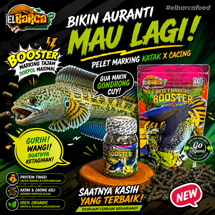 PELET KATAK x CACING Bikin Gondrong HF Auranti Batik Booster Maru Pelet ikan dasaran Pelet Tenggelam