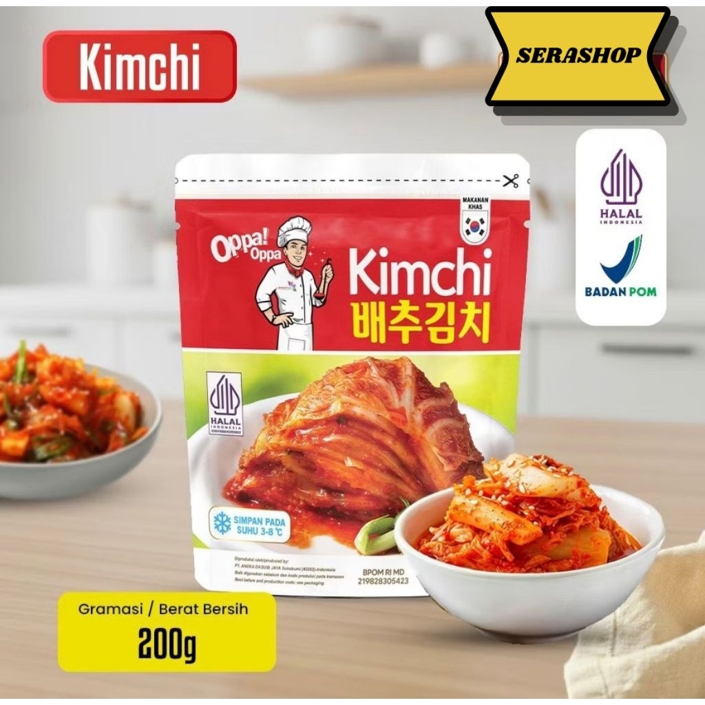 (HALAL)  KIMCHI KOREA FRESH / KIMCHI HALAL / KIMCHI 200G / KOREAN KIMCHI