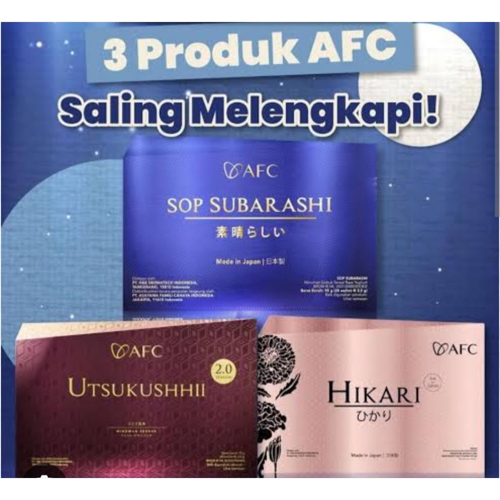 subarasih gold afc / utsukushhii golf afc / hikari afc 100% original