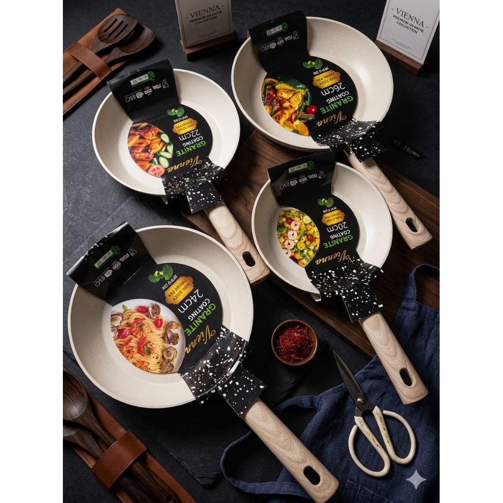 Frypan Granit anti lengket 26 cm