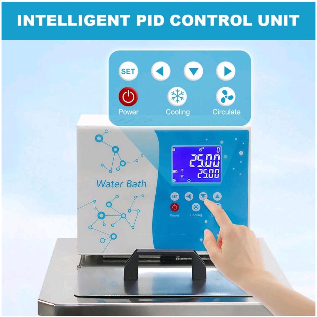6L Chiller Circulator Chiller Recirculating Chiller Water Bath -10 ~ 100