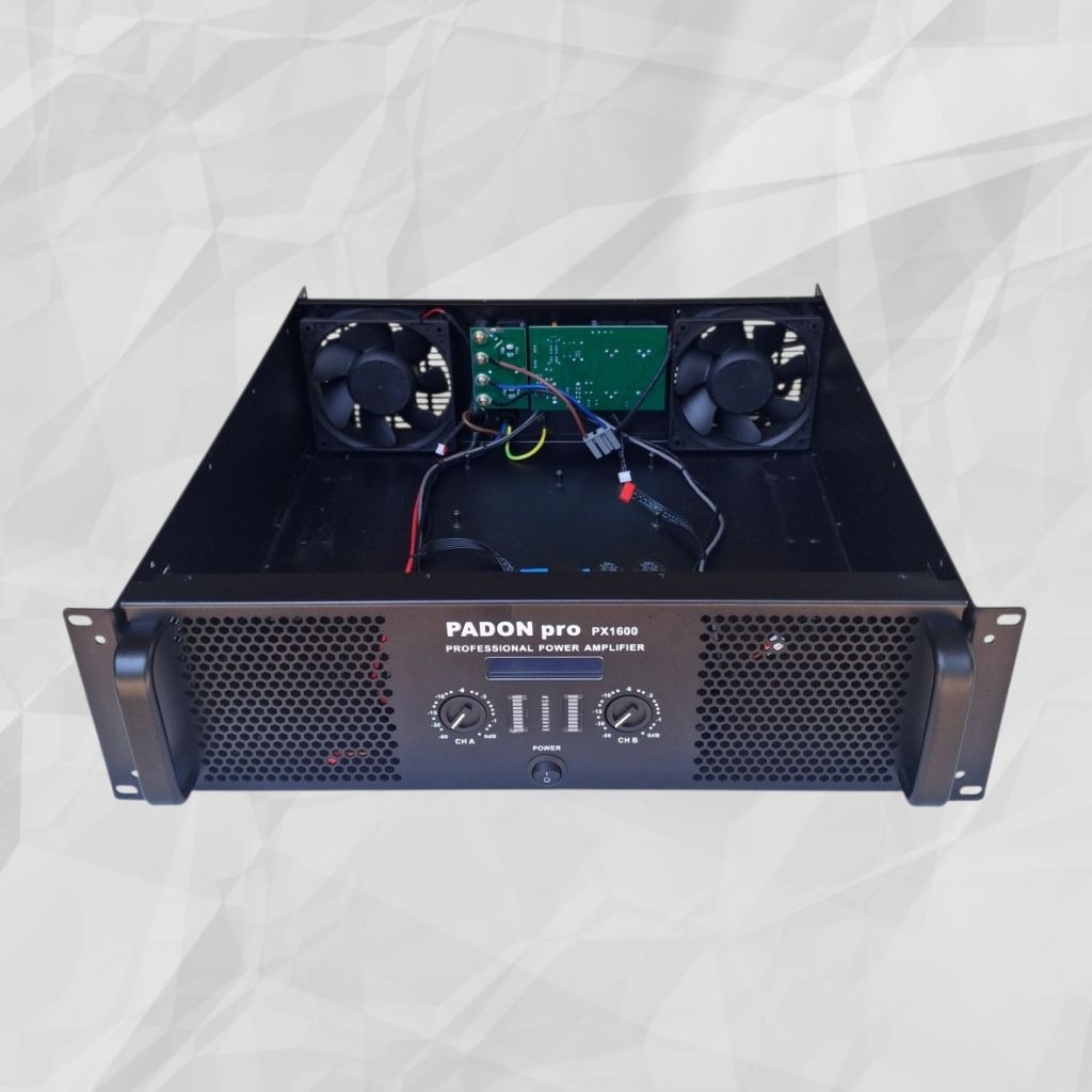 Box Power Builtup 3U 2 Channel Lengkap Aksesoris