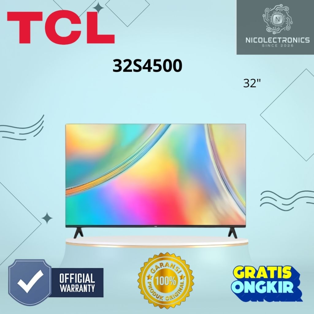 TV LED TCL 32S4500 LED TV Android TCL 32 Inch Android TV TCL