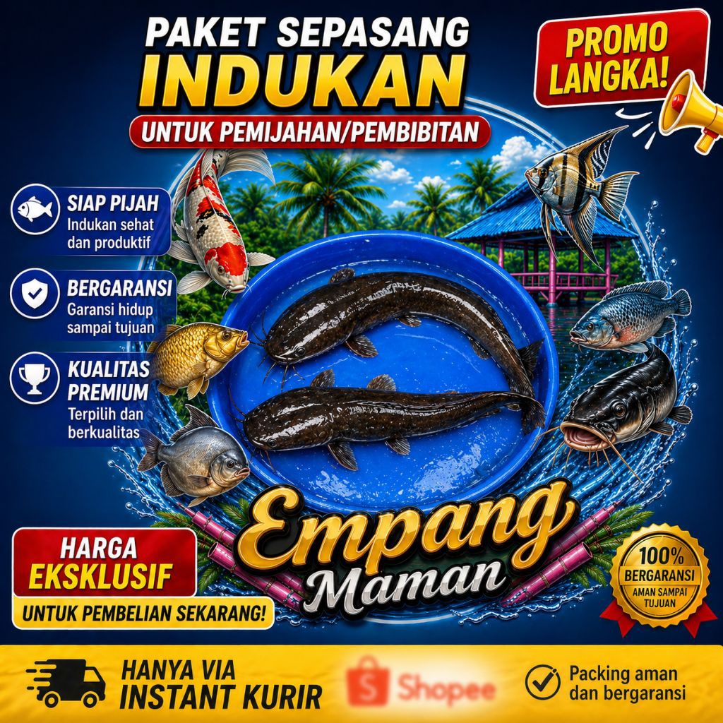 PAKET INDUKAN LELE SANGKURIANG SIAP PIJAH GARANSI TELUR 100%