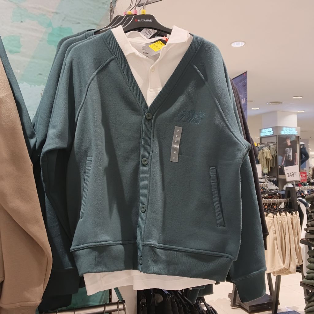 NEVADA SWEATER CASUAL KANCING PRIA ORIGINAL