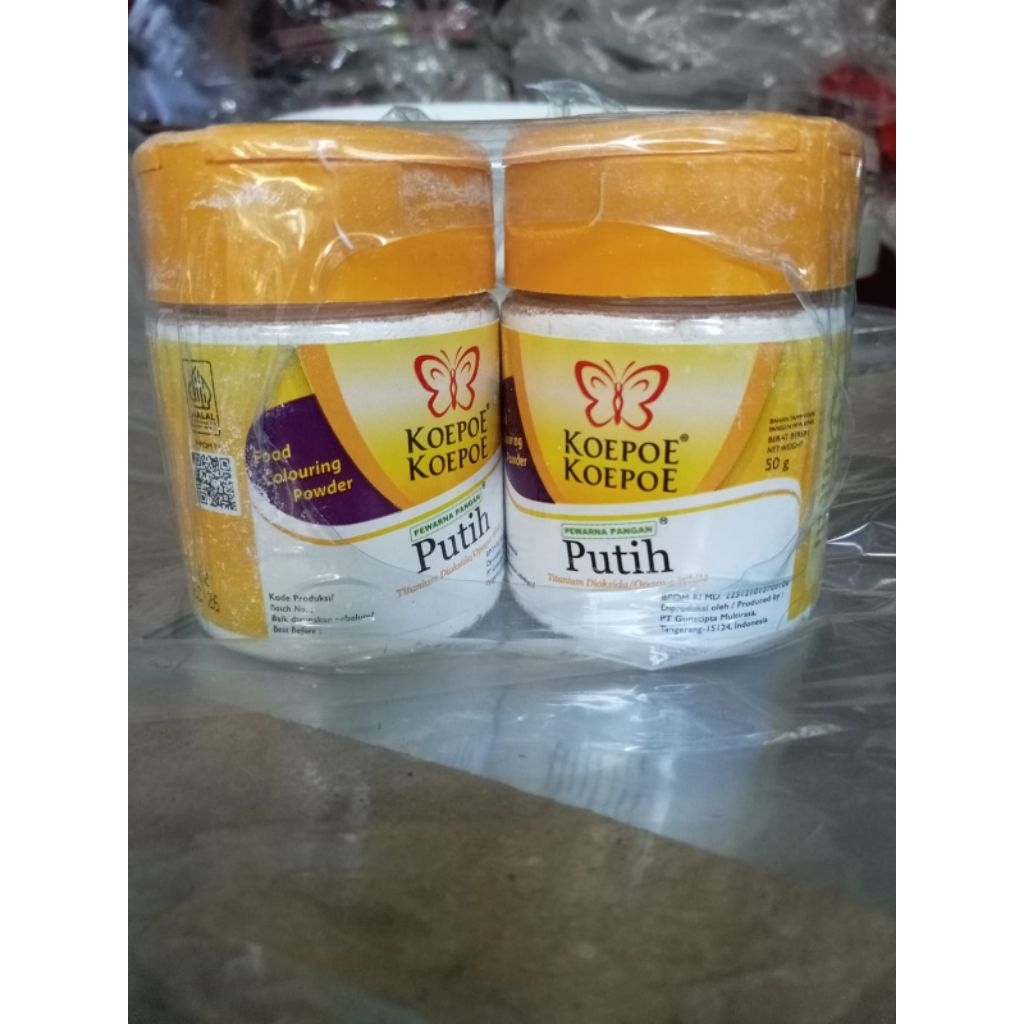 Pewarna putih makanan Koepoe Koepoe 50gr