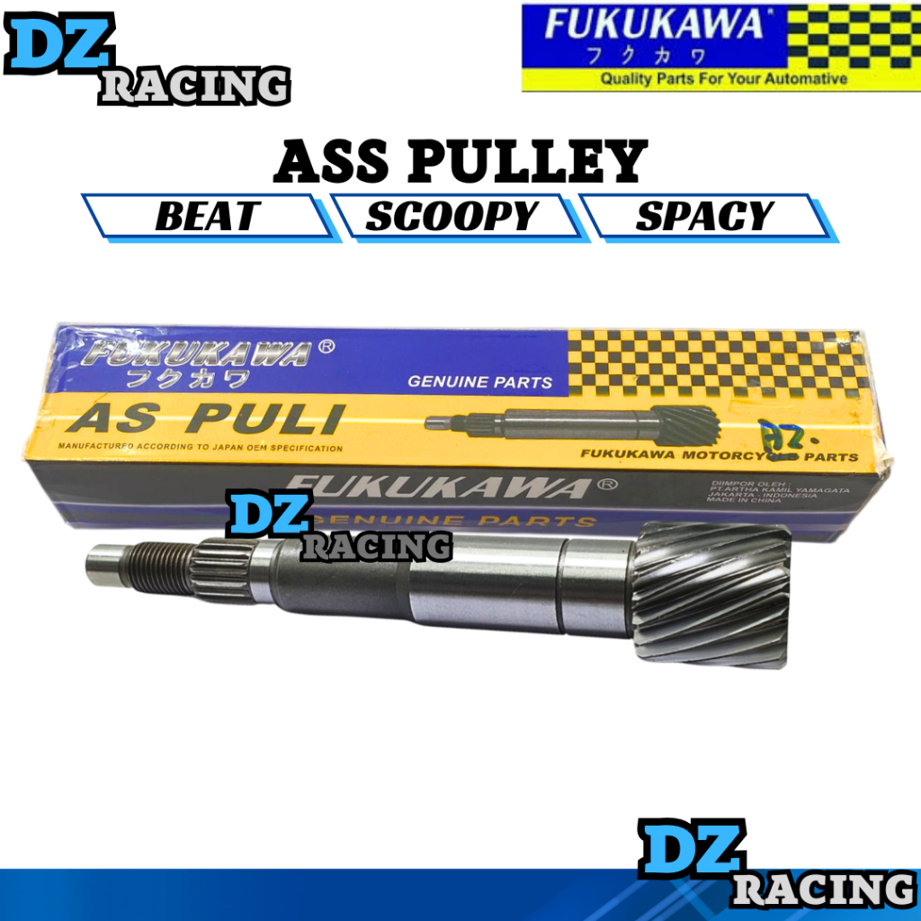 As Pully Beat Karbu Scoopy Spacy Karburator Ass Pulley Shaft Drive Belakang Fukukawa