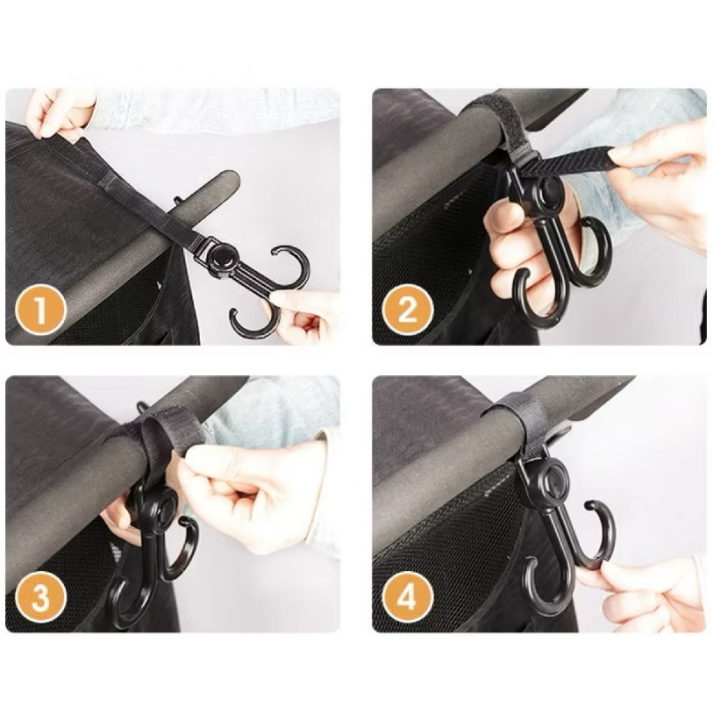 Tali Kait Gantungan 2Hook Sepeda Motor,Sepeda,Kereta Sorong ,Stroller Bayi Termurah