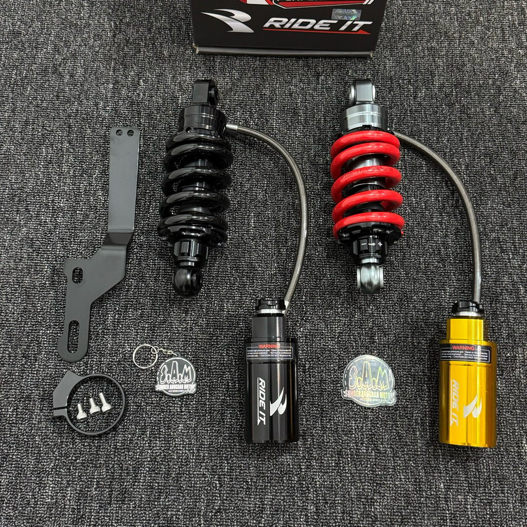 MONOSHOCK TABUNG RIDEIT 205MM PNP JUPITER MX / MX-KING / MX-NEW 135 / Shock shok Ride it Mxking king