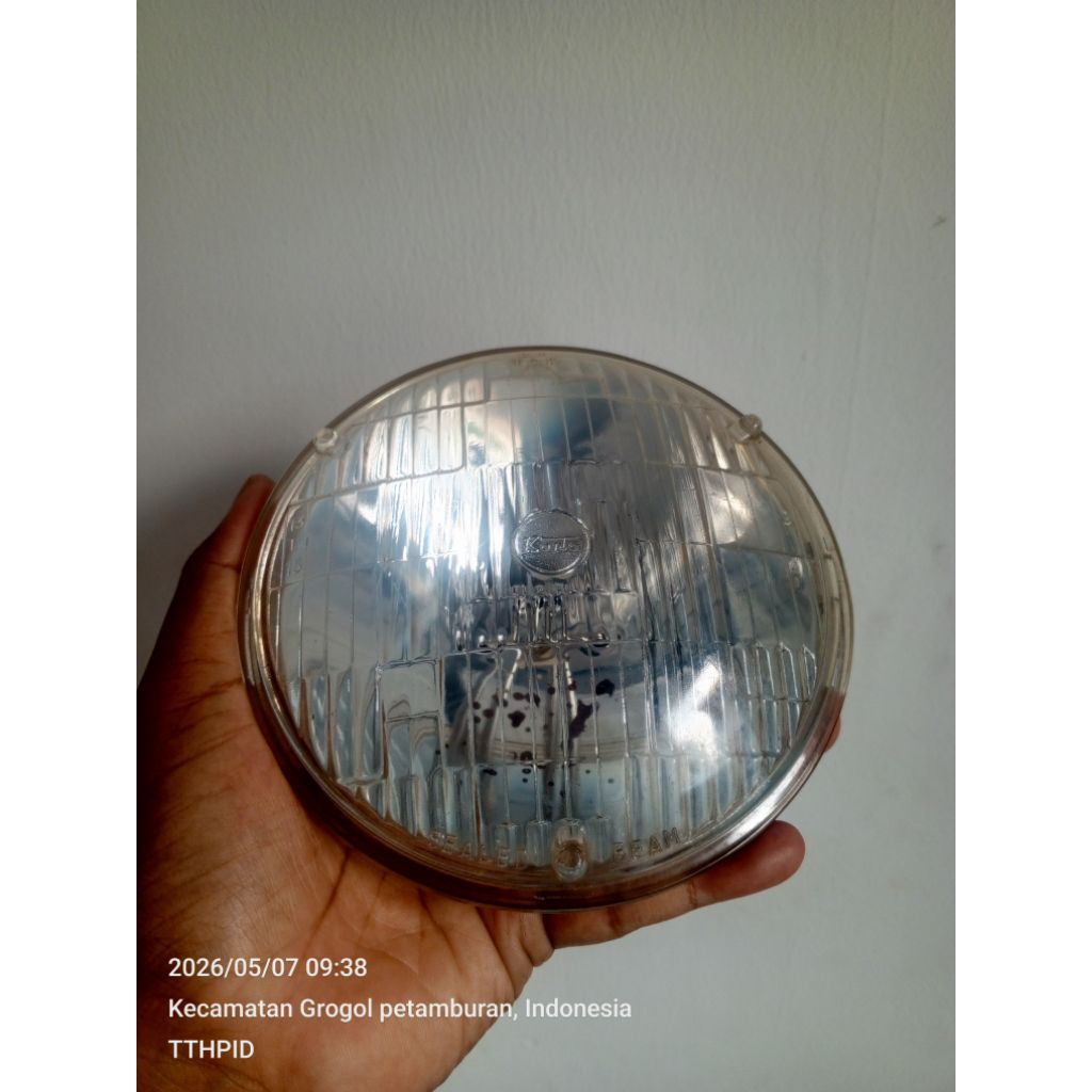 Headlamp Lampu Depan Bulat Sealed Seal Beam 12V 40/35W Kaki 3 Koito Second Original Kiri (LH/Penumpa