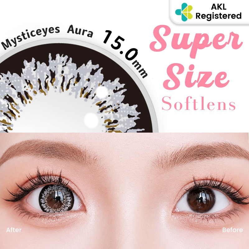 [IN SPOT+COD ] 15MM Softlens Lensa Kontak Berwarna Softlens Bigeyes Lensa Kontak Mata Lensa Korea
