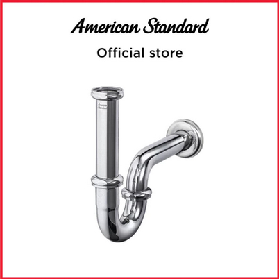 Sifon Wastafel American Standard Siphon P-trap for Lavatory with Chain Plug / Leher Angsa American S
