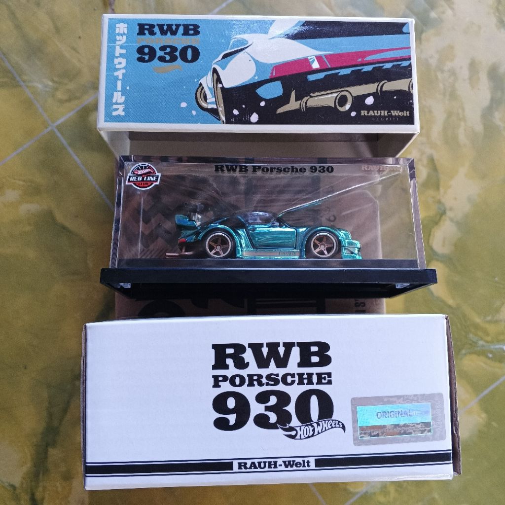 Hot Wheels Porsche 930 RWB Teal RLC