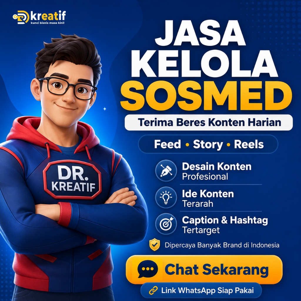 Jasa Kelola Sosmed Instagram Profesional Feed Story Reels – Konten Terarah | DR Kreatif