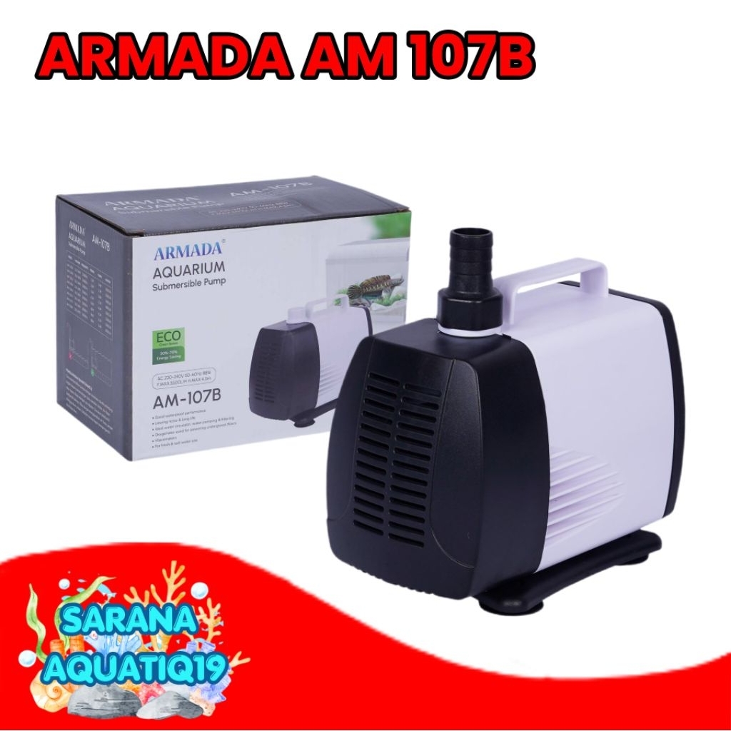 POMPA CELUP KOLAM IKAN ARMADA AM 107B WATER PUMP KOLAM KOI
