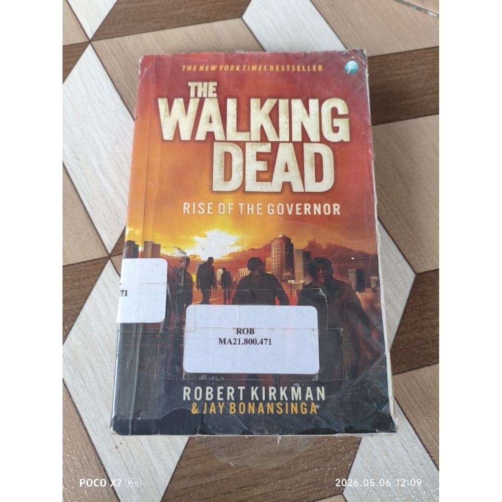 buku novel the walking dead original bekas second