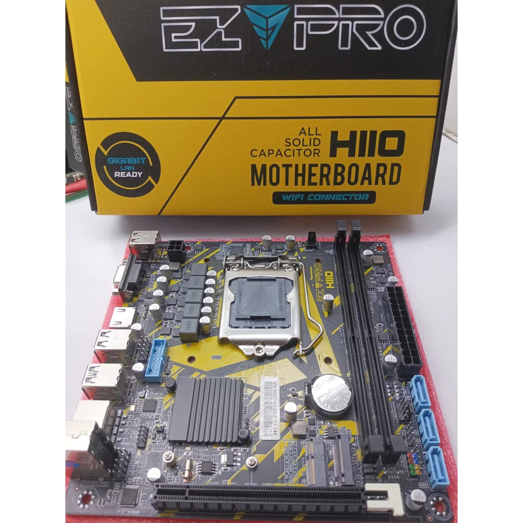 MOBO Mainboard Motherboard EZ PRO H110 LGA 1151 NVME B150 B250 H170 H270 Q150 Q170 Z170 Z270 support