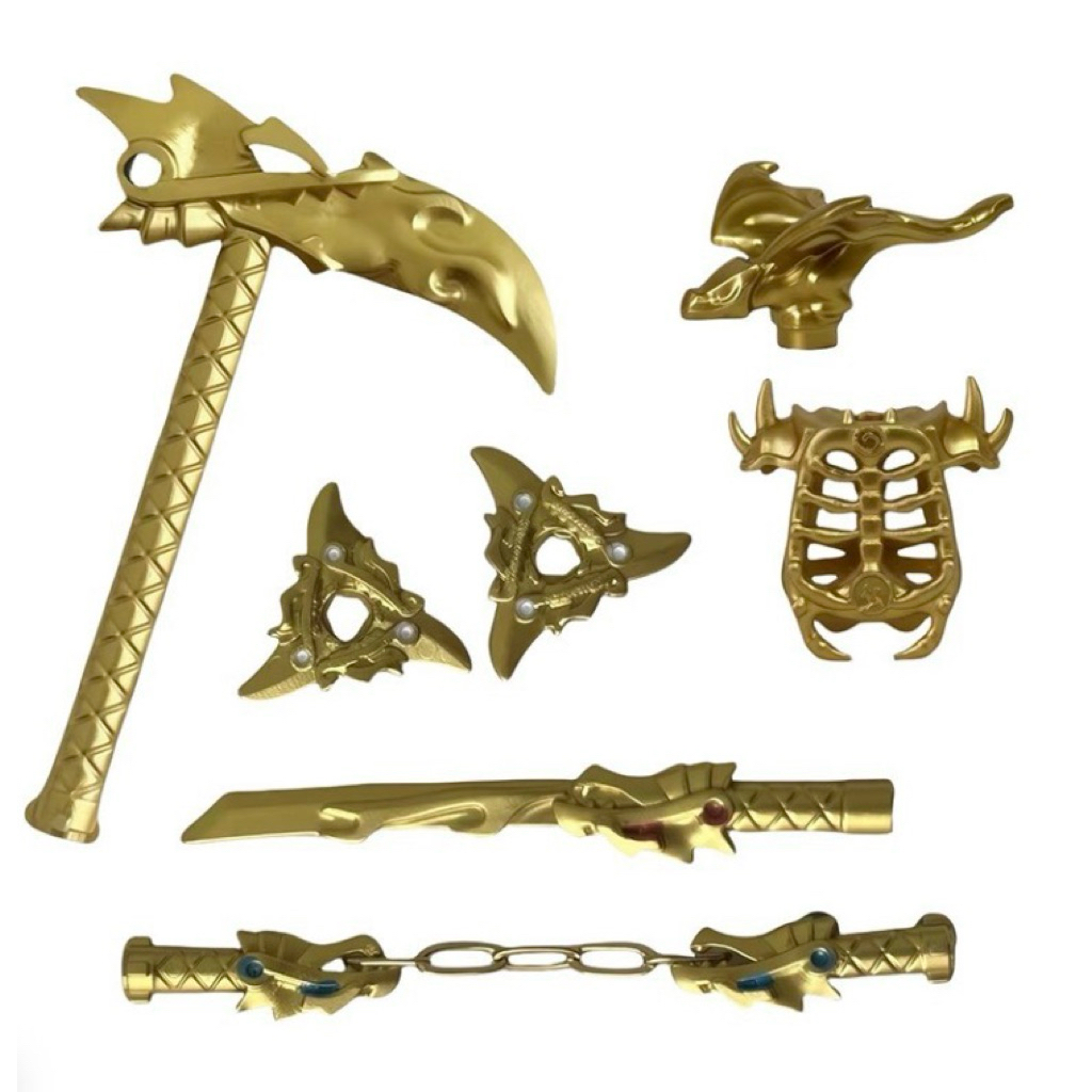 Brick Ninjago Golden Weapon Custom