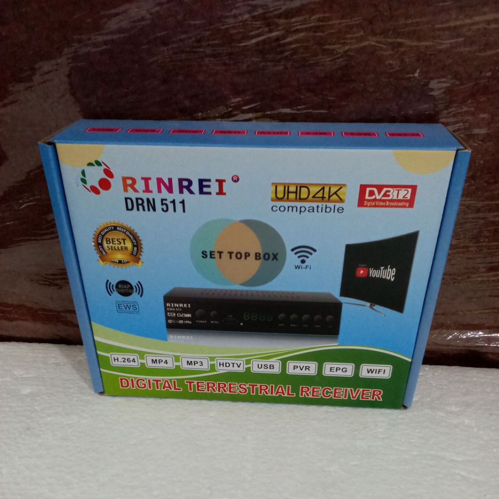 Set Top Box RINREI DRN511 / STB RINREI DRN511 DVBT2 TV Digital