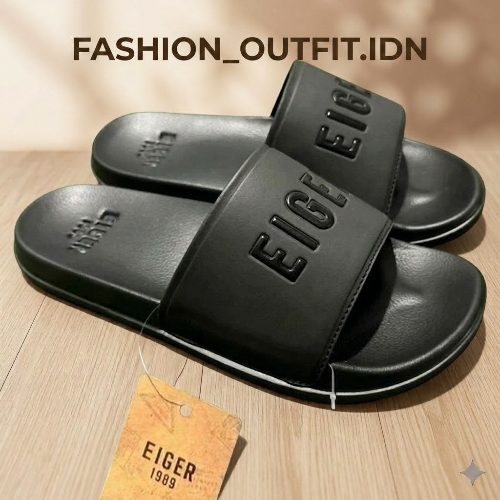 Terlaris Sandal Slip On Eiger Pria Anti Slip Kekinian