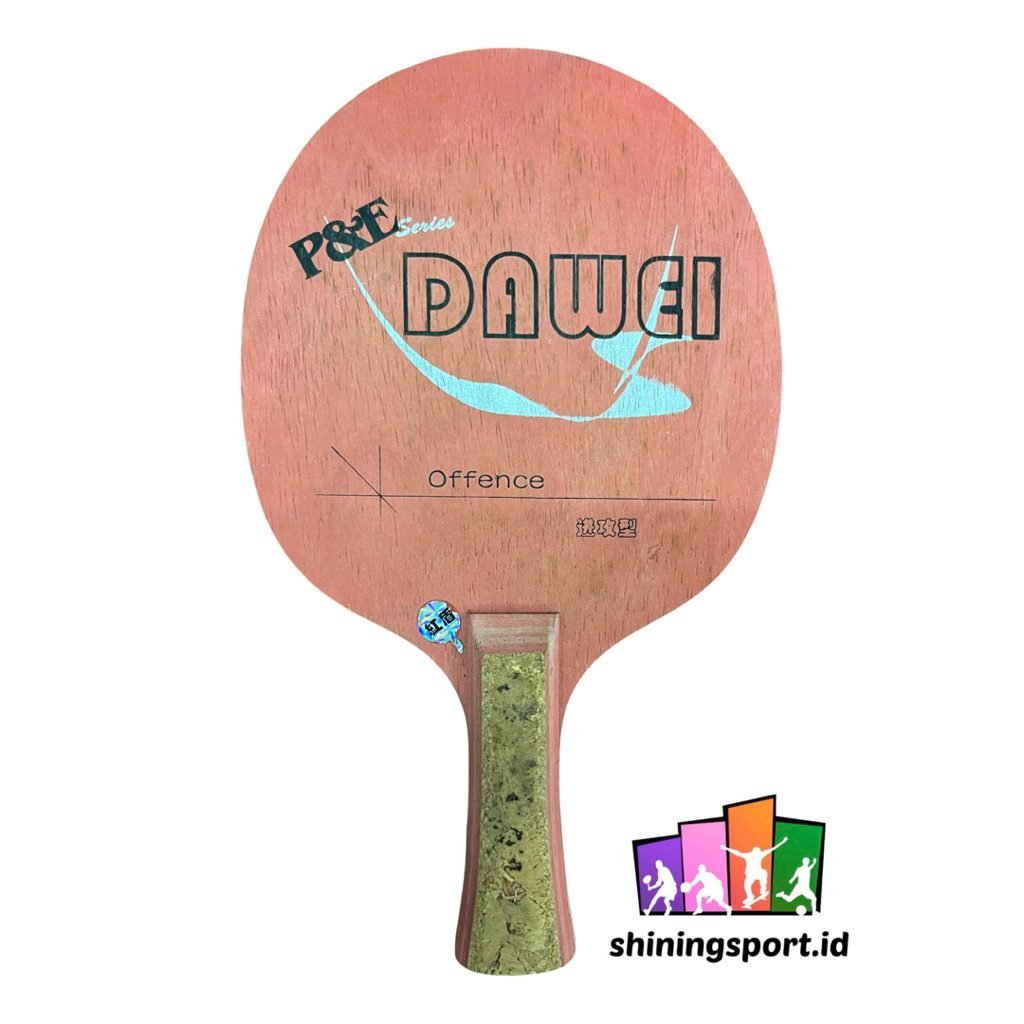 Kayu Bet Pingpong Tennis Meja Standar ITTF Dawei Hongdun Offence 100% Original