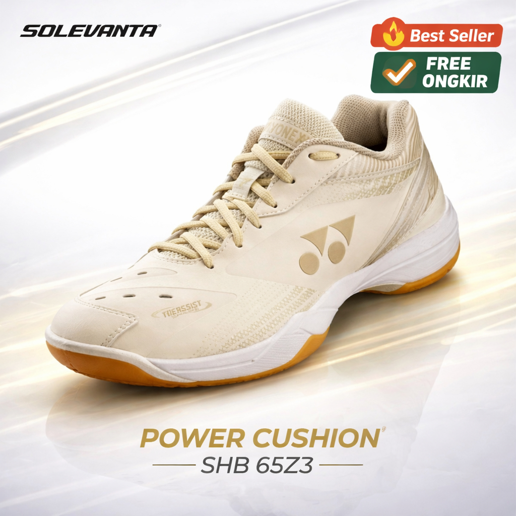 YONEX SEPATU BADMINTON SHB65 Z3 POWER CUSHION CREAM-C90