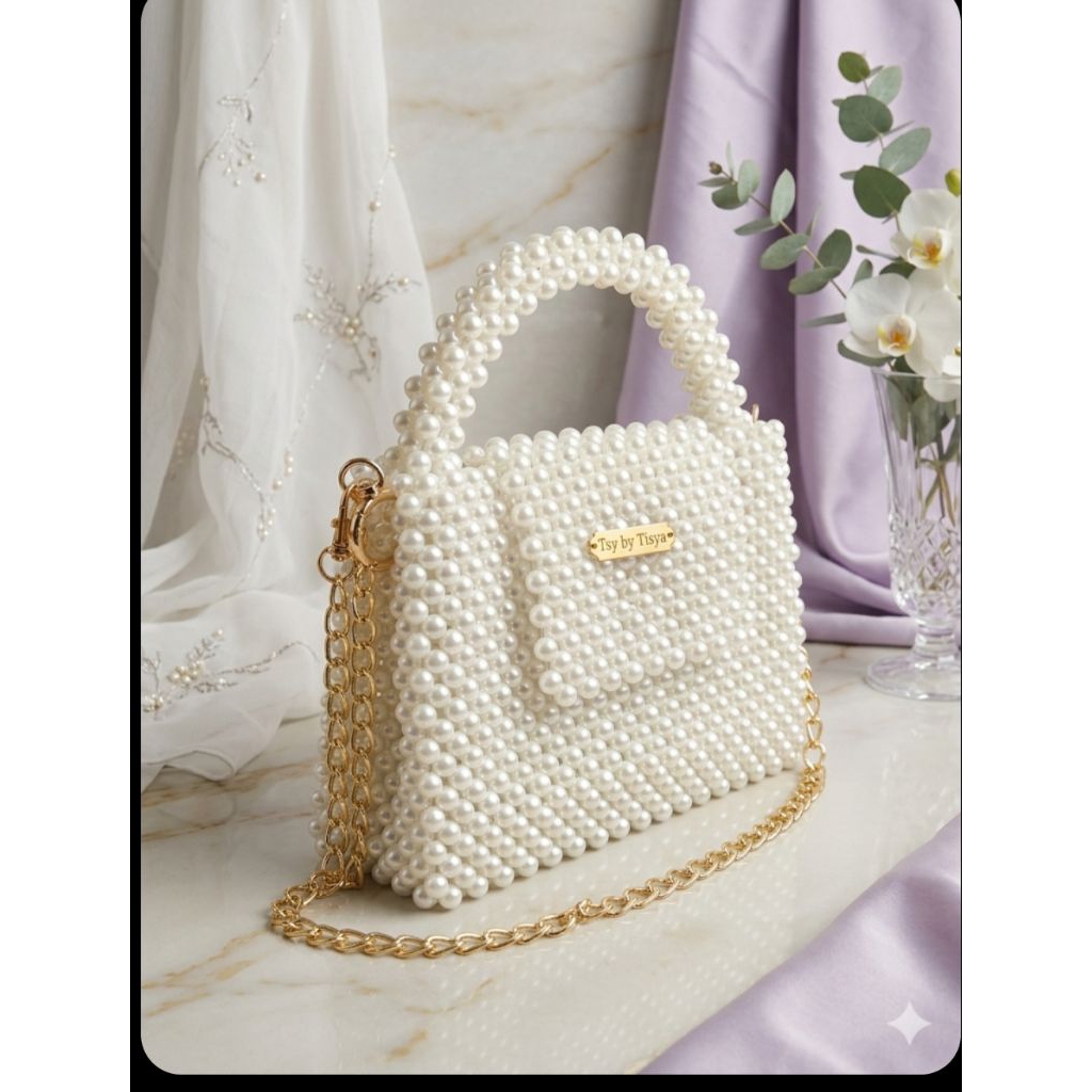 Tas mutiara mano bead bag/tas mutiara/tas handmade /tas unik