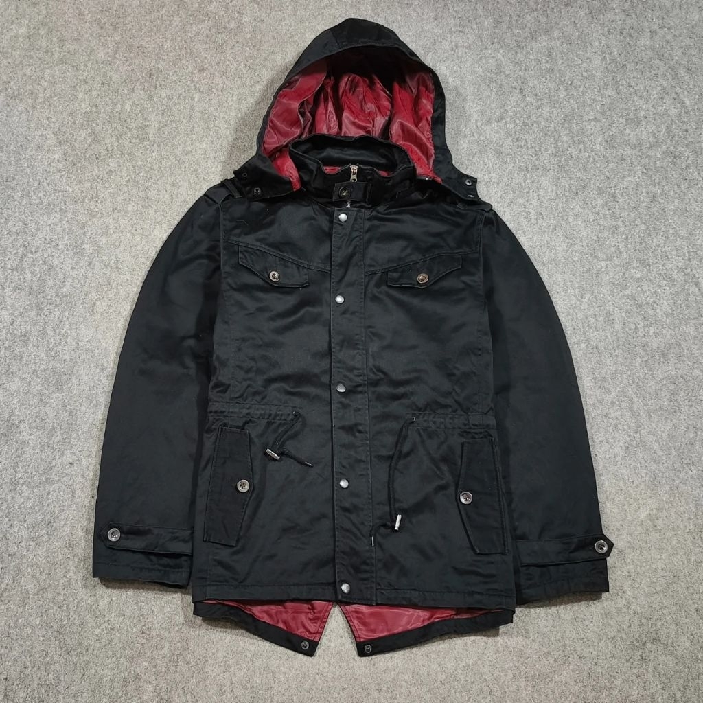 Jaket parka pria lengan Panjang size L second AUTHENTIC
