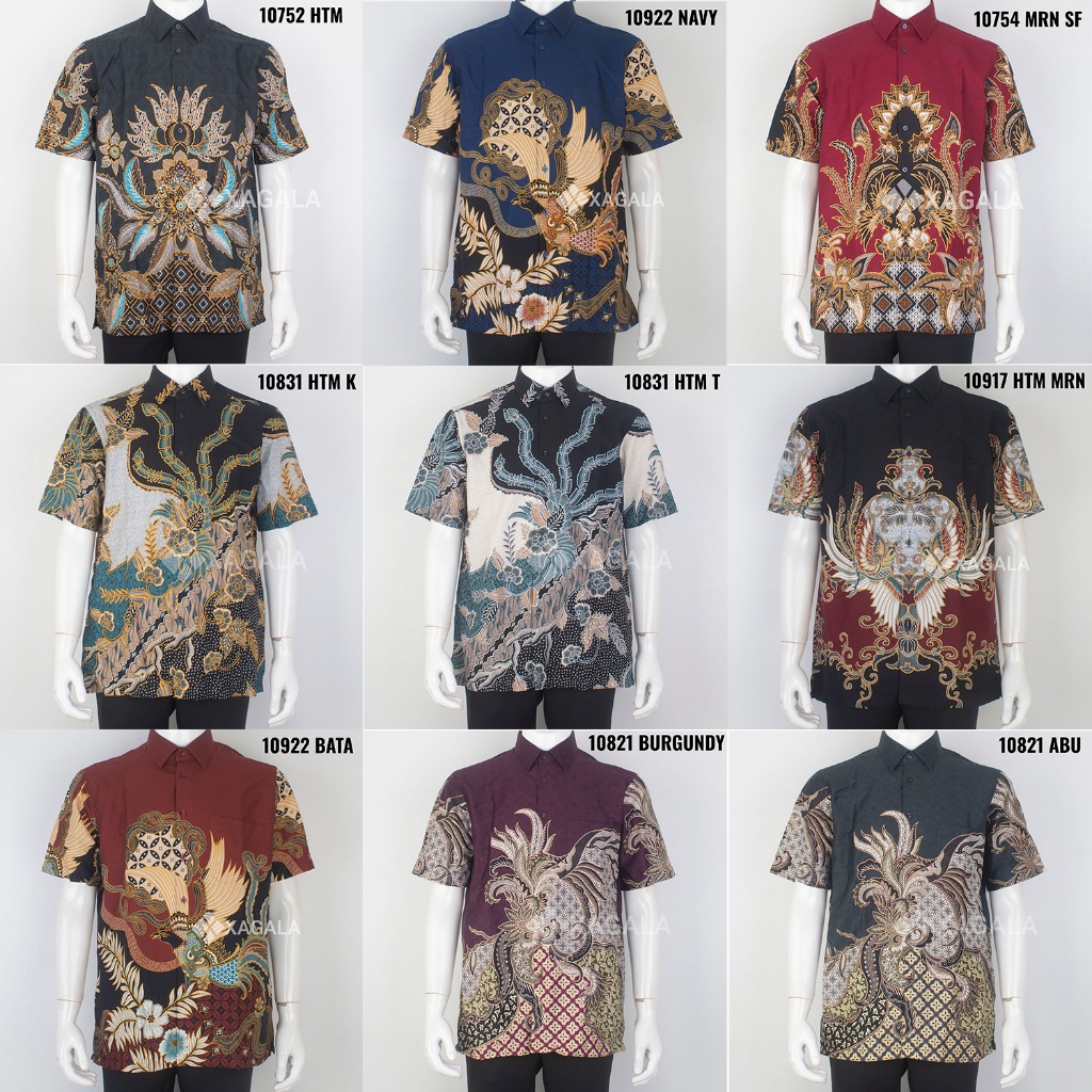 KEMEJA BATIK ALISAN SLIMFIT LENGAN PENDEK BATIK PRIA