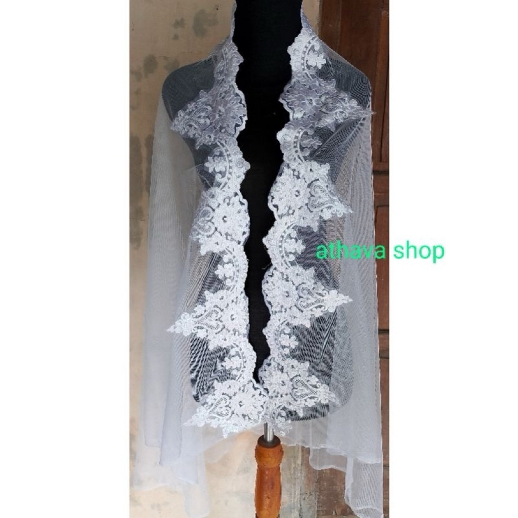 Veil bordir pengantin