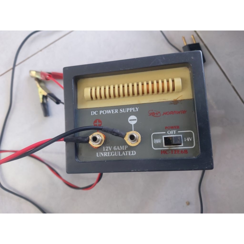 carger aki 5A 12v bekas masih normal