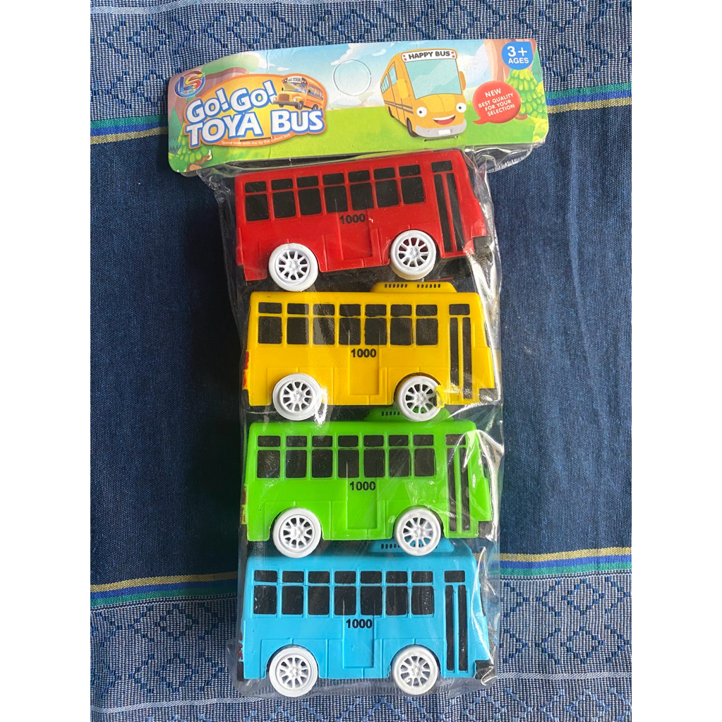 Mainan Anak Toya Bus GoGo Set Isi 4Pc