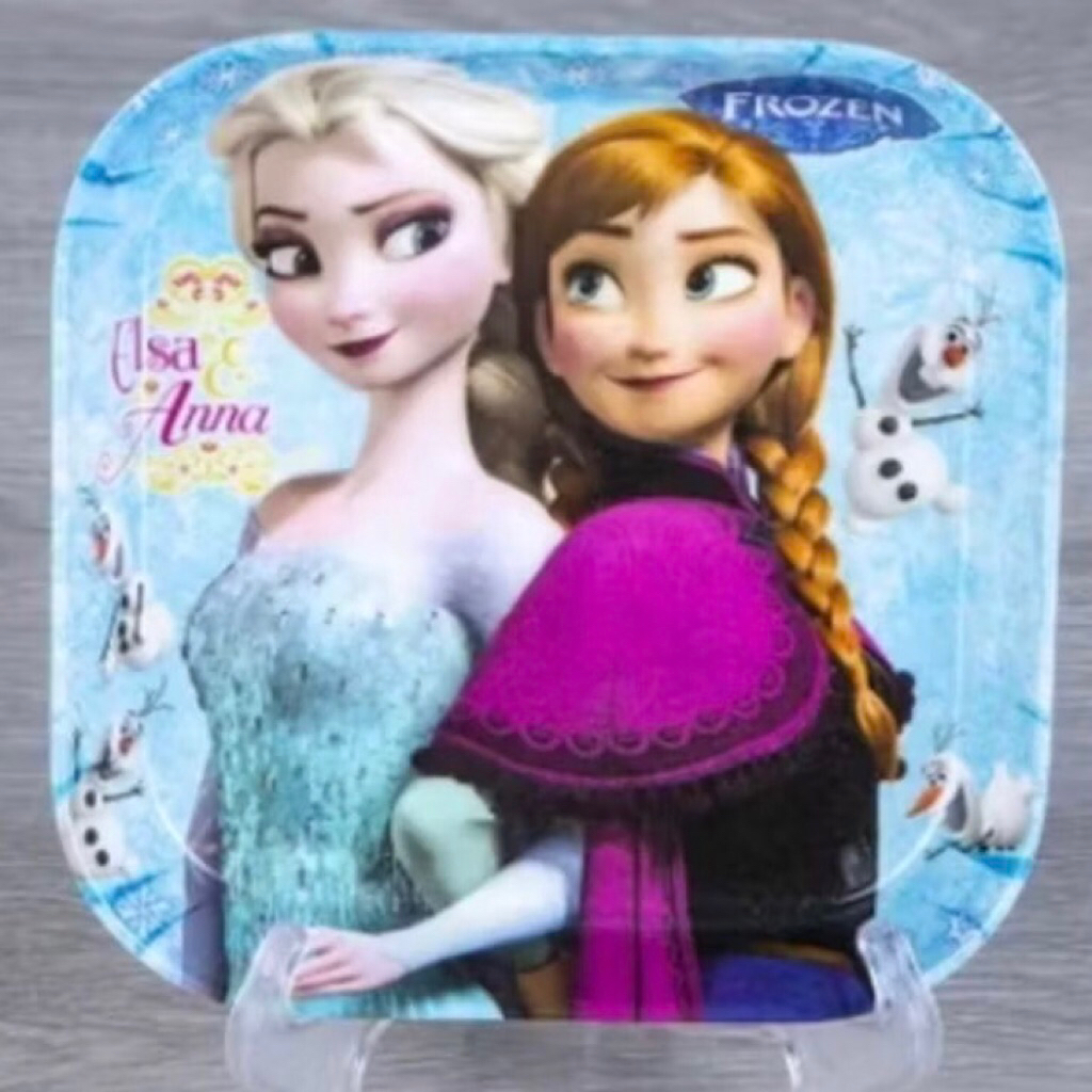 serba - piring melamin frozen biru