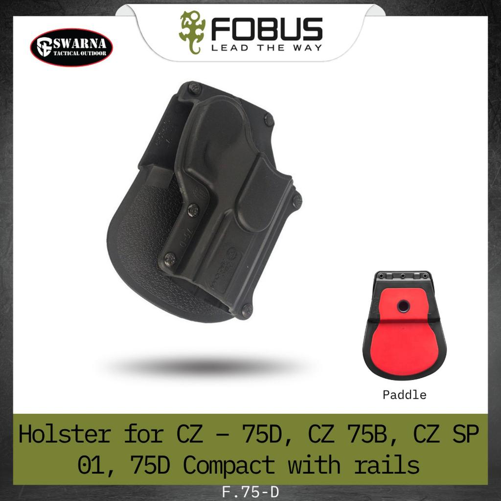 Fobus CZ 75D, CZ 75B, CZ SP 01, 75D Compact with rails