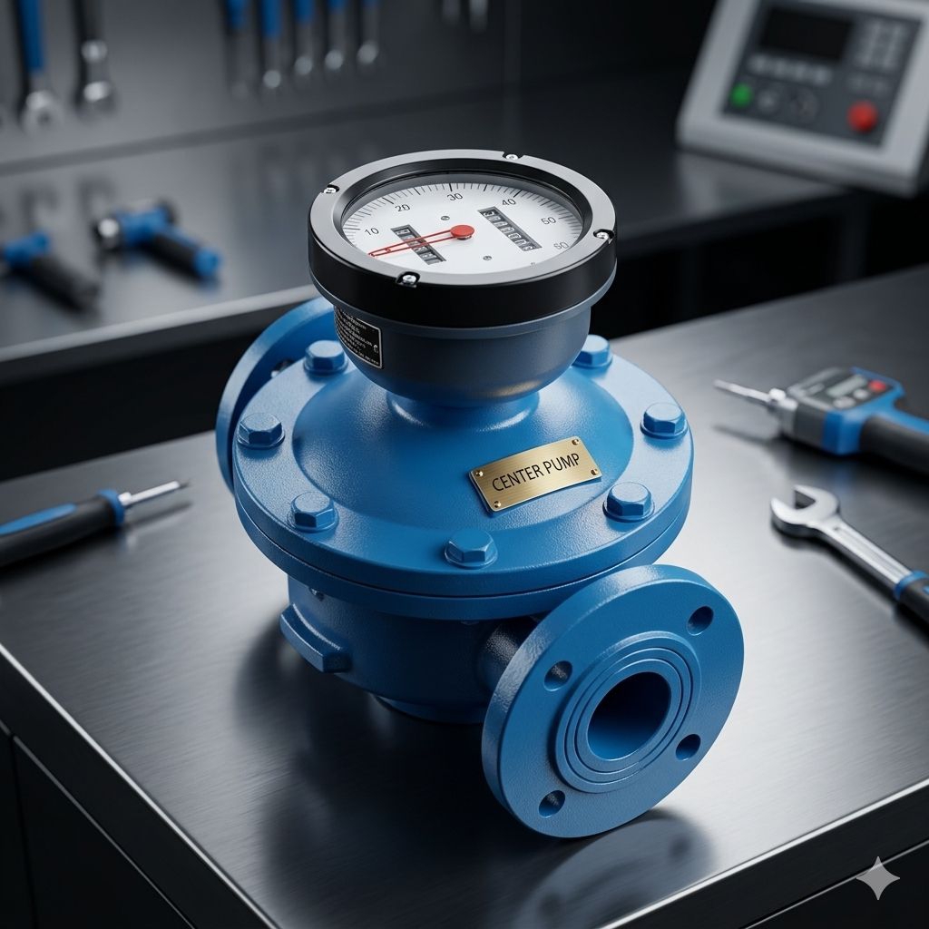 Flow meter Solar Flowmeter minyak 2inch Oval Gear Flow meter 2 inch