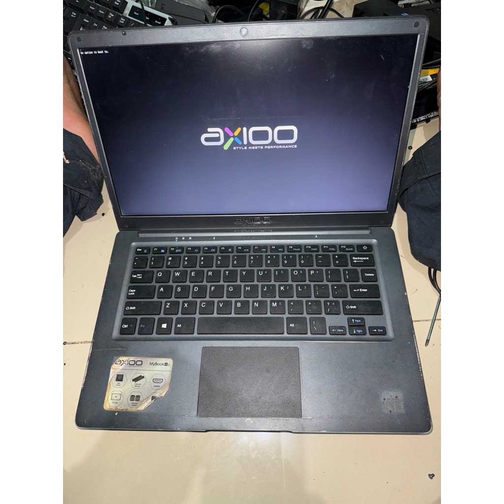 Axioo MyBook 14G minus gak bisa masuk bios