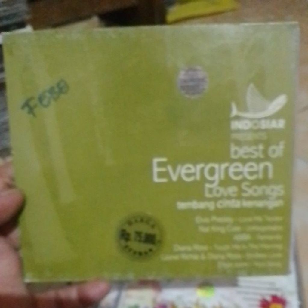 CD BEST OF EVERGREEN LOVE SONGS