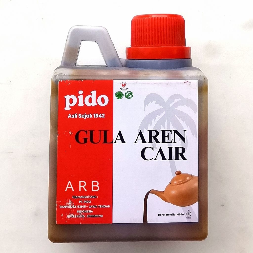 Pido Gula Aren Cair 460 ml Syrup Gula Aren