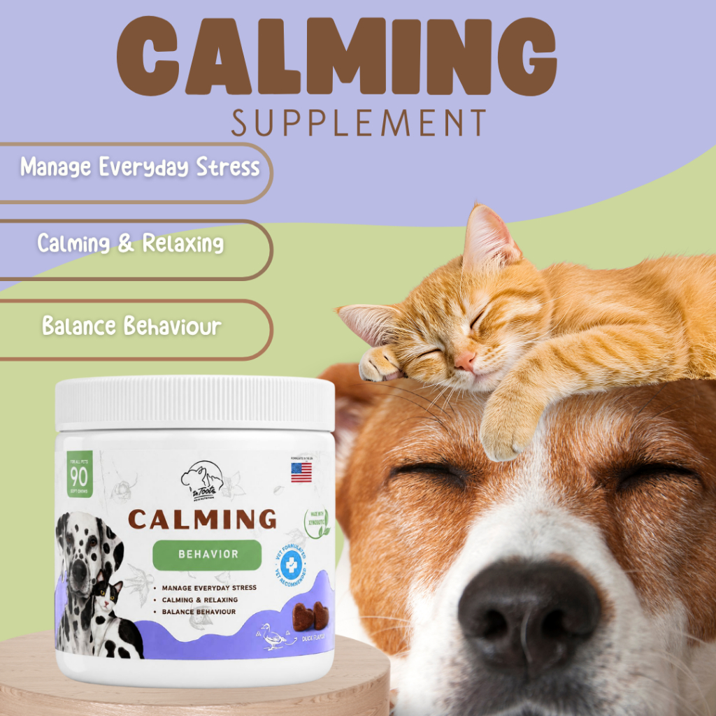 DrToots CALMING Bites Anti Stress Anxiety/Obat Penenang Alami Anjing Kucing Natural