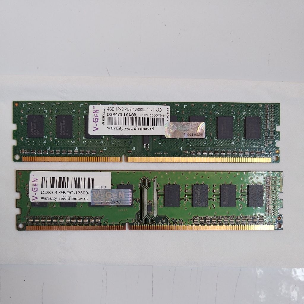 Ram Pc 4gb Vgen PC3-12800U