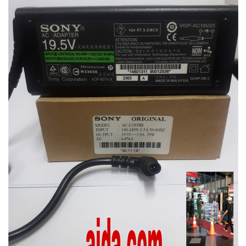 Adaptor TV Sony Bravia LED LCD 24 inch - 42 inch-50 19.5 Volt Original