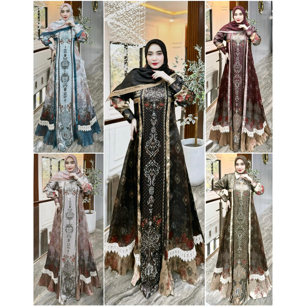 gamis camelia hajeera mariani / Jasmin syari zaida Zalda syari part 2  Mariani fashion