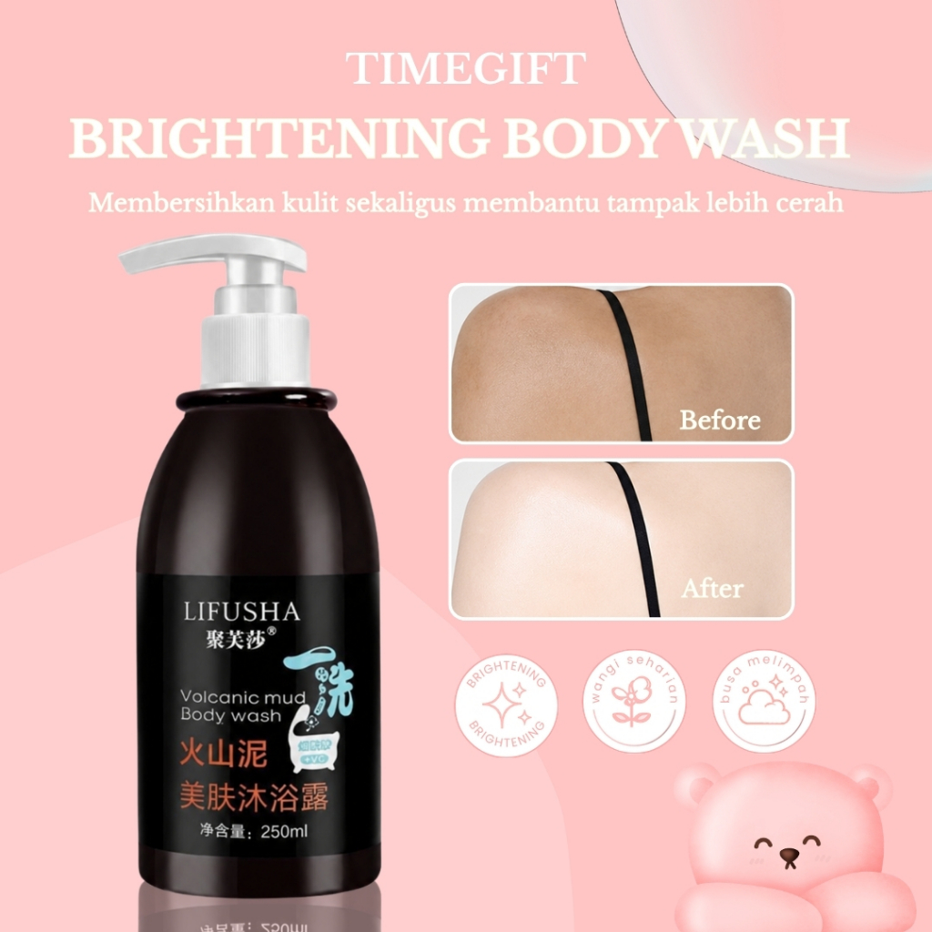 Sabun Mandi Brightening Badan Body Wash Whitening Wangi Tahan Lama 250ML SB078
