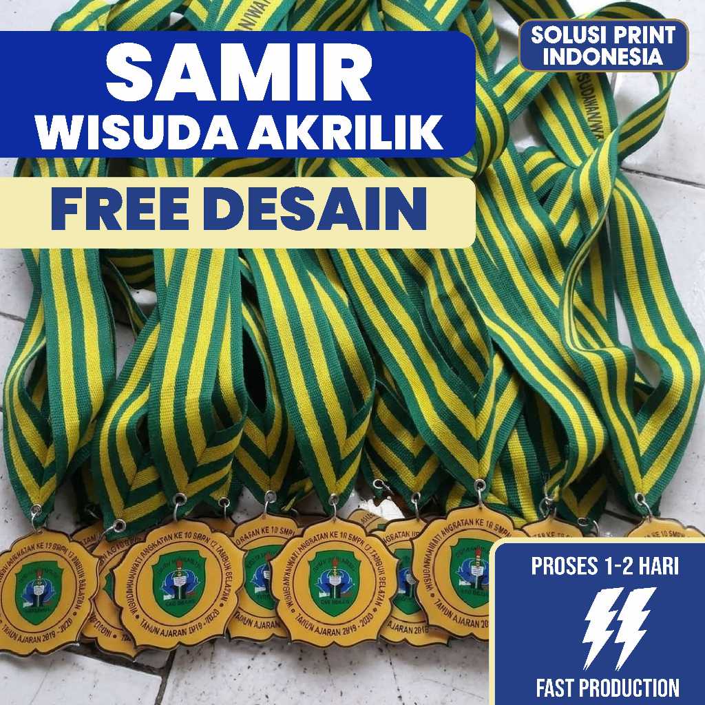 Samir Wisuda Akrilik Medali Wisuda