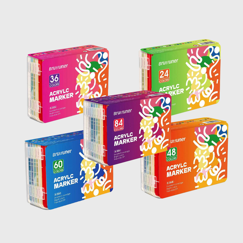 Brutfuner Acrylic Marker High Quality Marker Pen Brush Nib Drawing