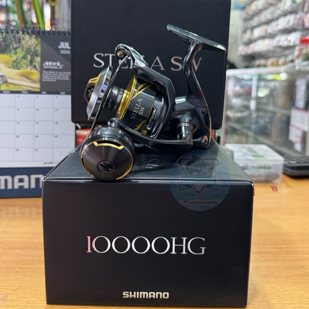 REEL SPINNING SHIMANO STELLA SW 2025 8000HG 10000PG 10000HG ( GARANSI RESMI )
