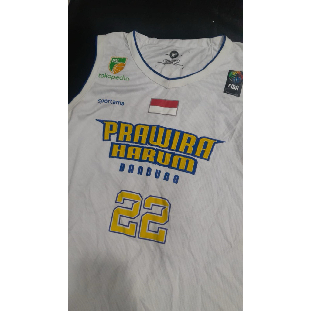 Jersey matcworn player prawira harum bandung