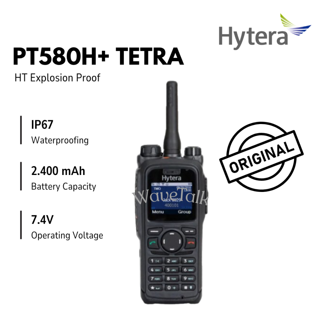 HT HYTERA PT580H F3 PLUS TETRA / HYTERA PT-580H PLUS TETRA EXPLOSION PROOF 100% ORIGINAL & BARU GARA
