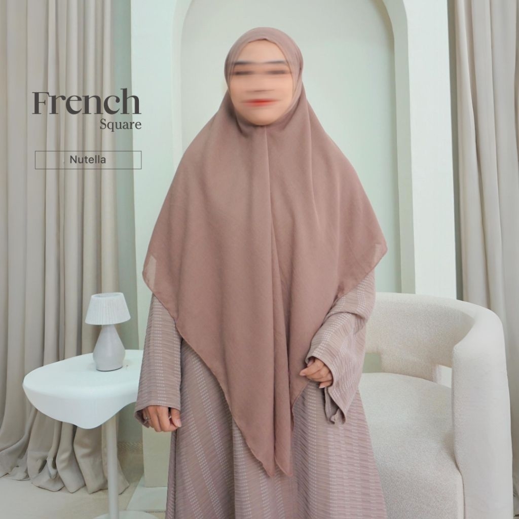 ZAYENA - French Square Khimar Bandana