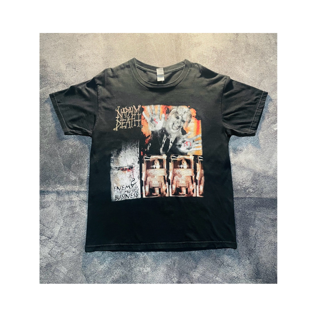 KAOS BAND NAPALM DEATH enemy the music tour 2 brand gildan